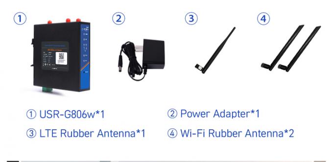 PUSR USR-G806W-E 4g الصناعية OpenVPN راوتر أوروبا 2.4G واي فاي معززة 2 * 2 MIMO ، تصل إلى 300Mbps مع فتحة بطاقة سيم 12