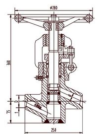 سعر جيد الكربون الصلب الكهربائية صمام المحرك، صمامات غلوب J61Y DN40 ~ DN50 على الانترنت