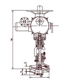 سعر جيد الكروم الموليبدينوم سبائك الصلب الكهربائية صمام المحرك، قطع قبالة صمام J961Y DN40 ~ DN50 على الانترنت