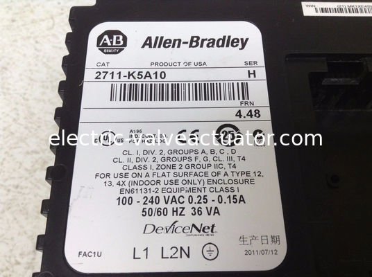 سعر جيد طرفية شاشة لمس HMI سوداء Allen Bradley Panelview 550 2711-K5A10 Ser H على الانترنت