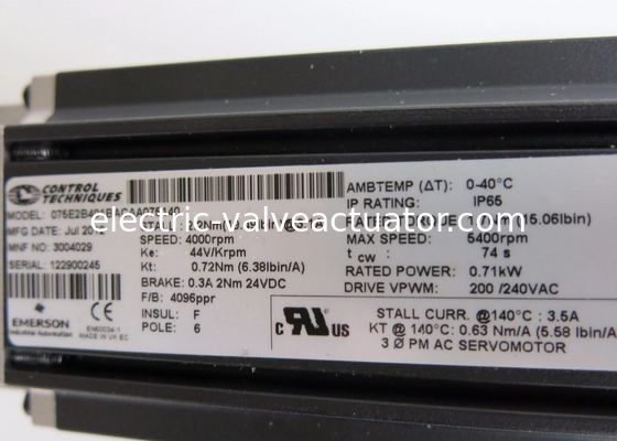 سعر جيد 075E2B401BACAA075140 Servo Motor FM 75 MM Frame Size 220 VAC Standard Peak Torque على الانترنت