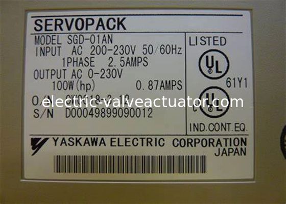 سعر جيد Yaskawa SGD-01AN AC Servo Drives Servopack 100 WATT 1PHASE OUTPUT 0-230 VAC على الانترنت