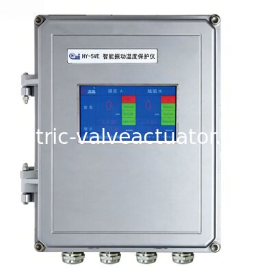 سعر جيد مراقب وحامي الاهتزاز ثنائي القناة HY-5VE بشاشة لمس TFT LCD مقاس 4.3 بوصة وغلاف مقاوم للماء IP56 للتوربينات على الانترنت