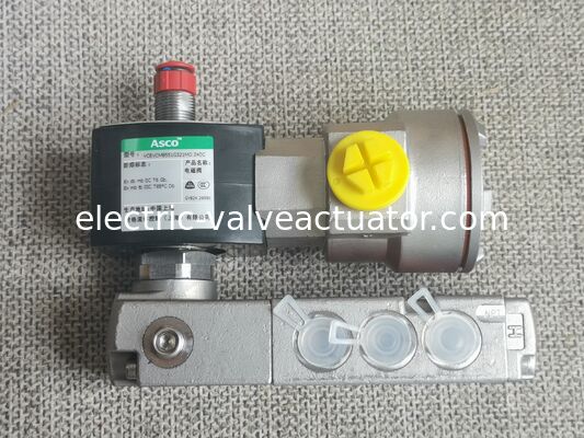 سعر جيد صمام أسكو 24VDC المقاوم للانفجار مع 1/4 NPT للتحكم في الهواء والغاز على الانترنت