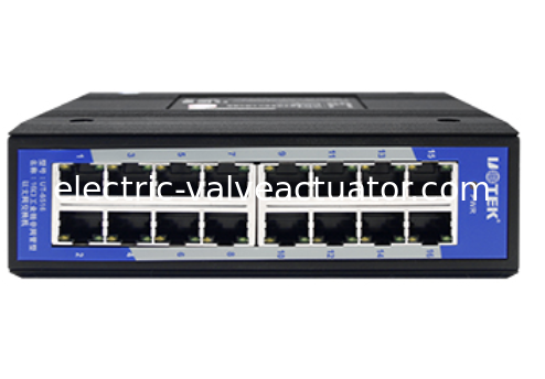 سعر جيد UOTEKUT-6516 16-البوابة غير المدارة التبديل الالكتروني الصناعي 10 / 100M DIN-Rail واسعة درجة حرارة التبديل الشبكة على الانترنت