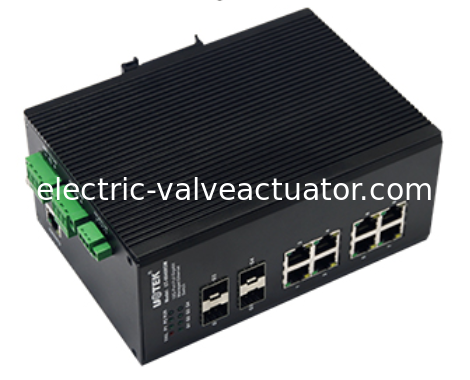 سعر جيد UOTEK UT-66408GM 8GE+4G Full Gigabit Managed Industrial Ethernet Switch L2 Switch لإدارة الشبكة على الانترنت