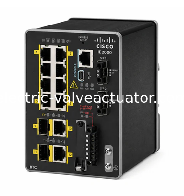 سعر جيد محول Cisco IE-2000-8TC-B الصناعي المُدار 10 منافذ 8x 10/100 إيثرنت سريع + 2x منافذ الوصلة الصاعدة IE2000 Series على الانترنت
