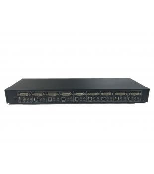 سعر جيد USB DC12V 8 Port B Female DVI KVM سويتش مع صوت SW814D على الانترنت