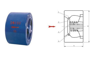 سعر جيد CVWR المصبوب النحاس رقاقة الصمت صناعة الاختيار محطة طاقة النظام صمام 100MM على الانترنت